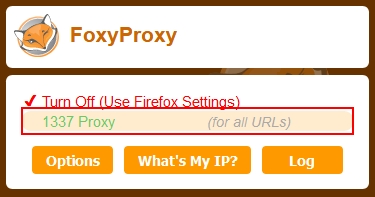 Highlighting how to switch proxies